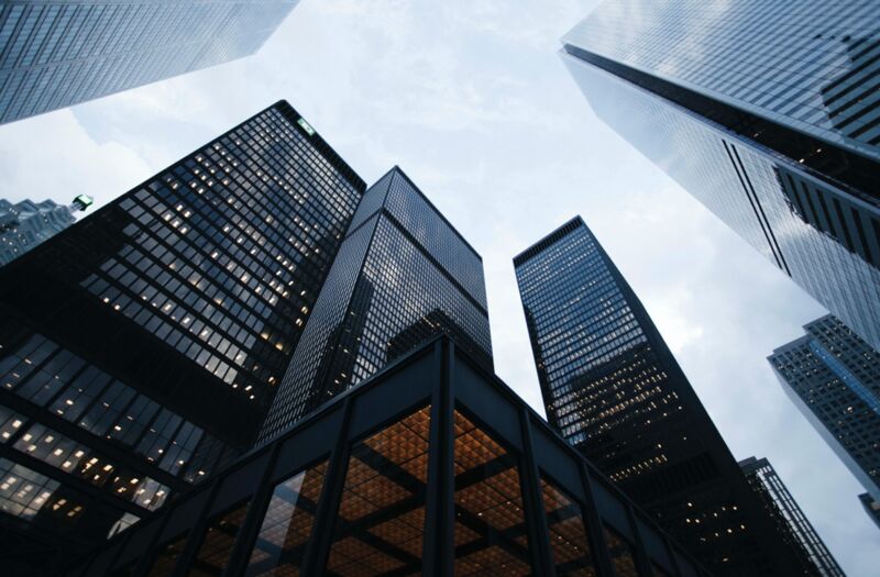 City Sky with Buildings